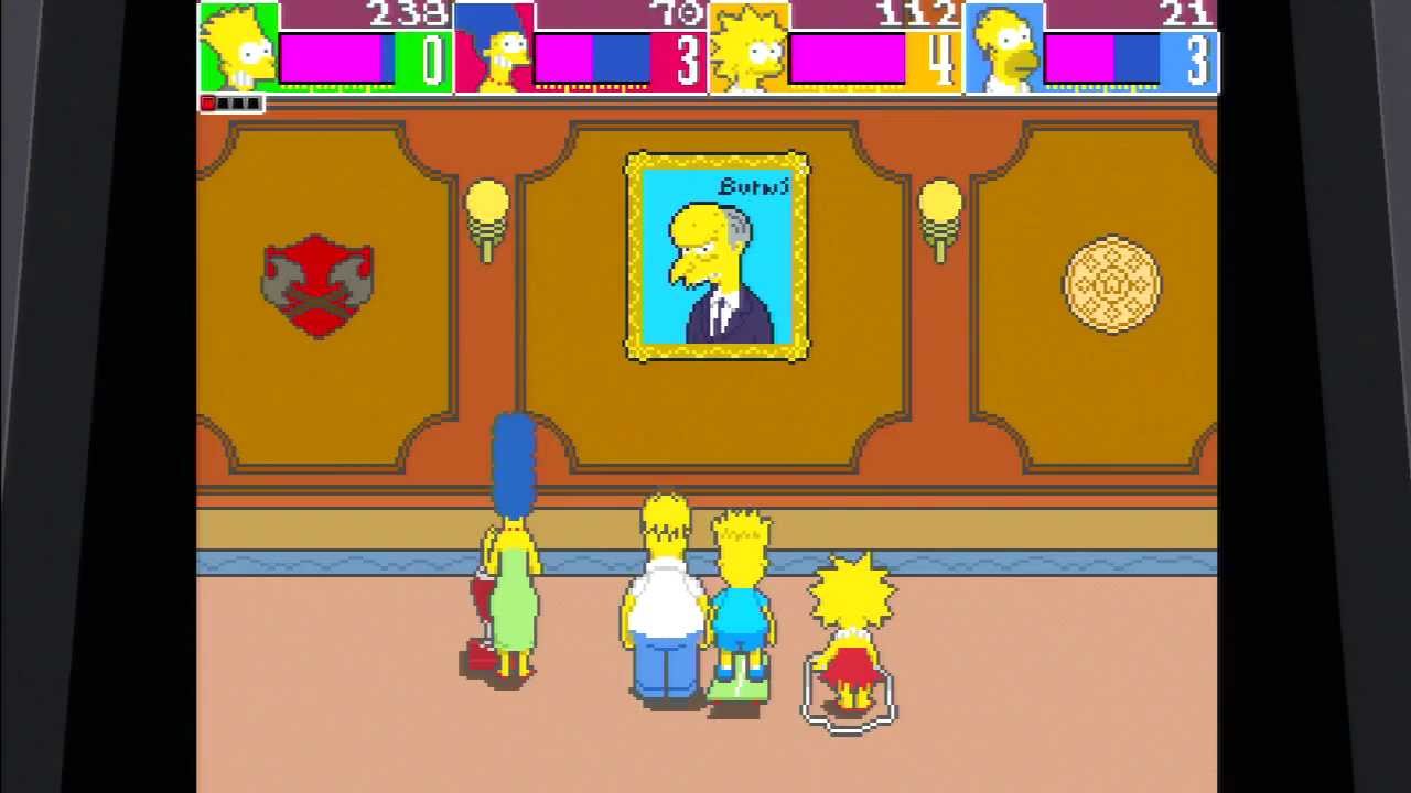 the simpsons the arcade game pc